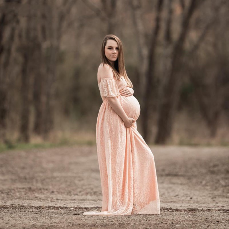 Vestido de maternidad de encaj - Maternity Wear reseña y precio
