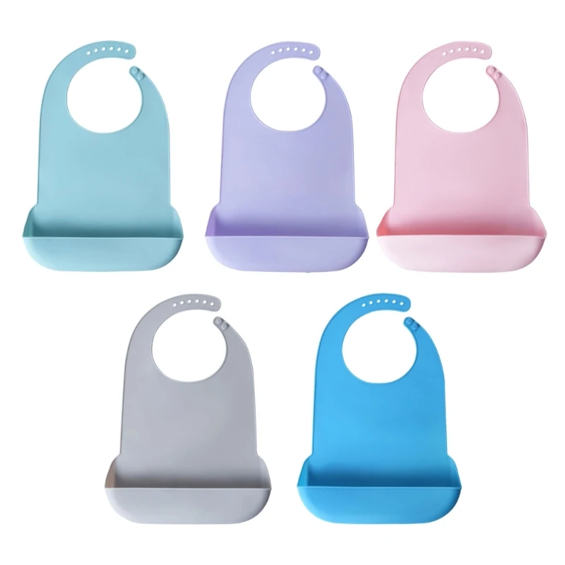 Babero de silicona impermeable - Waterproof Baby Bibs Silicone reseña y precio